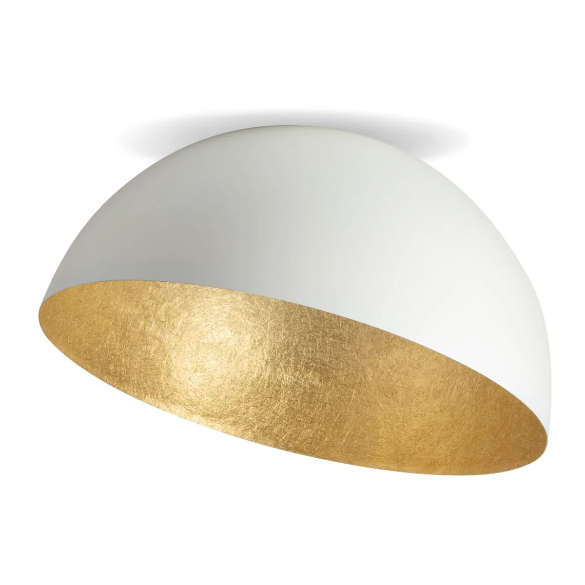 Plafon SFERA 50 biało-złoty