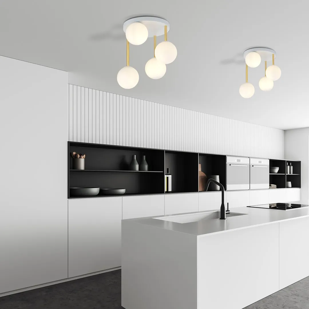 Lampa sufitowa DOLCE Biały,Złoty 1261/4 - 1261/4