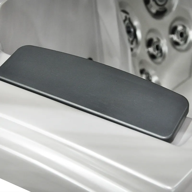 Jacuzzi ogrodowe 2-os. z hydromasażem SPA-749 200x135 cm biały/brązowy - HS_SPA749-3284