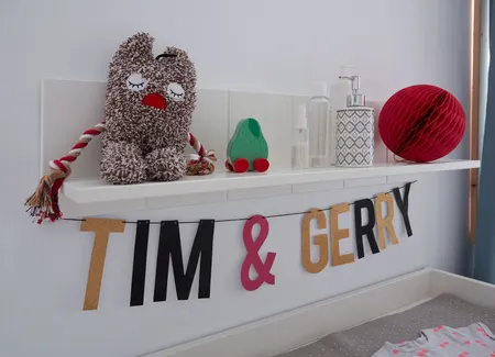 Półka wisząca CALMO 91 cm biała - PIN_021-050-110