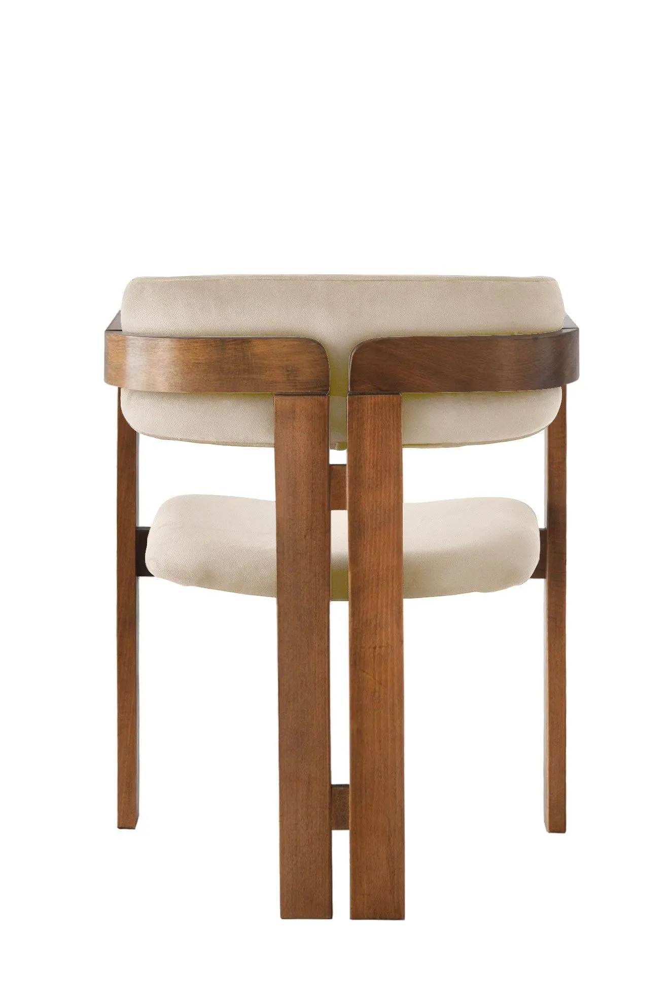 Krzesło drewniane z podłokietnikami CO - 013 orzech beżowe - ASI_974NMB1744