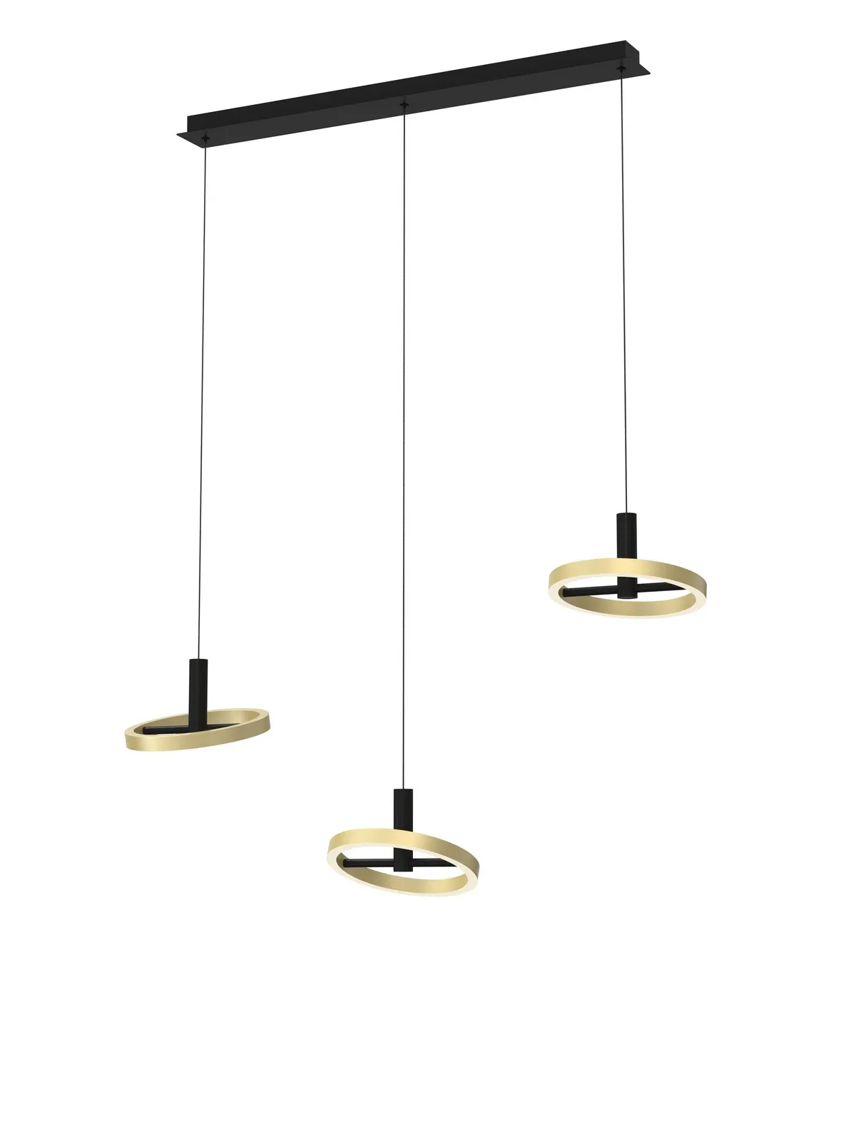 BREST - Lampa wisząca trójka prosta - 7016-304