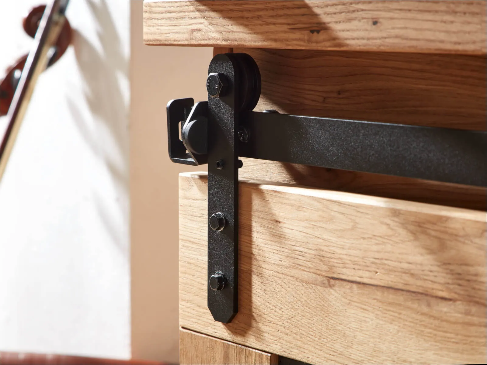 Komoda dębowa TIDY 2-drzwiowa z 4 szufladami 198x83 dąb olejowany - GK_1034240501