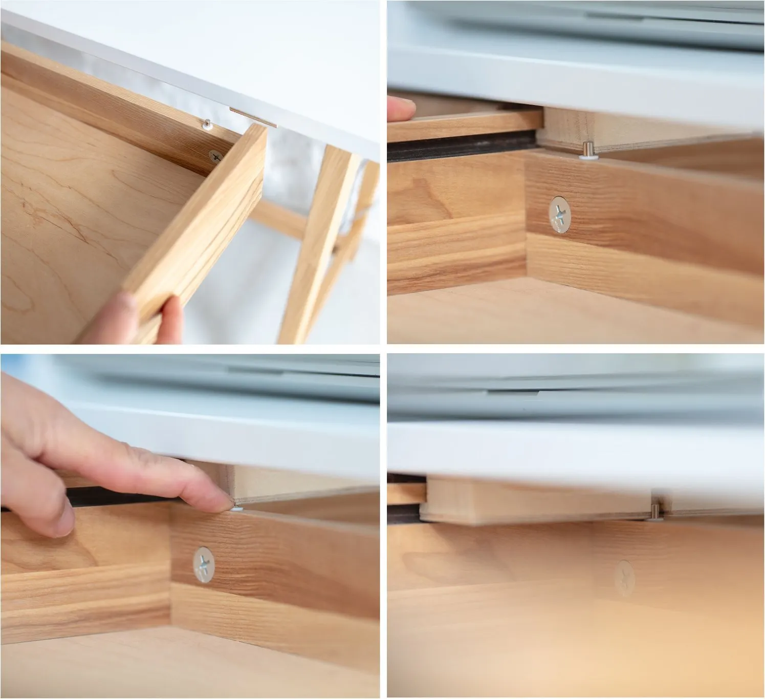 Biurko narożne z szufladą LUKA prawostronne 135x85 ciemnoszary blat/ drewniane nogi - RGB_CDLUK26_R