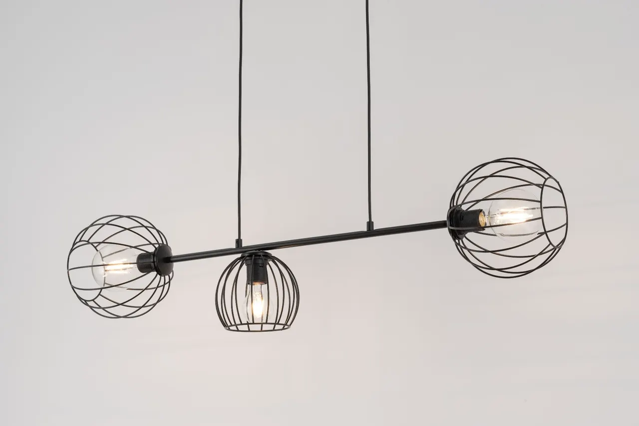 Lampa wisząca MADAM 3 czarna - SI_32370