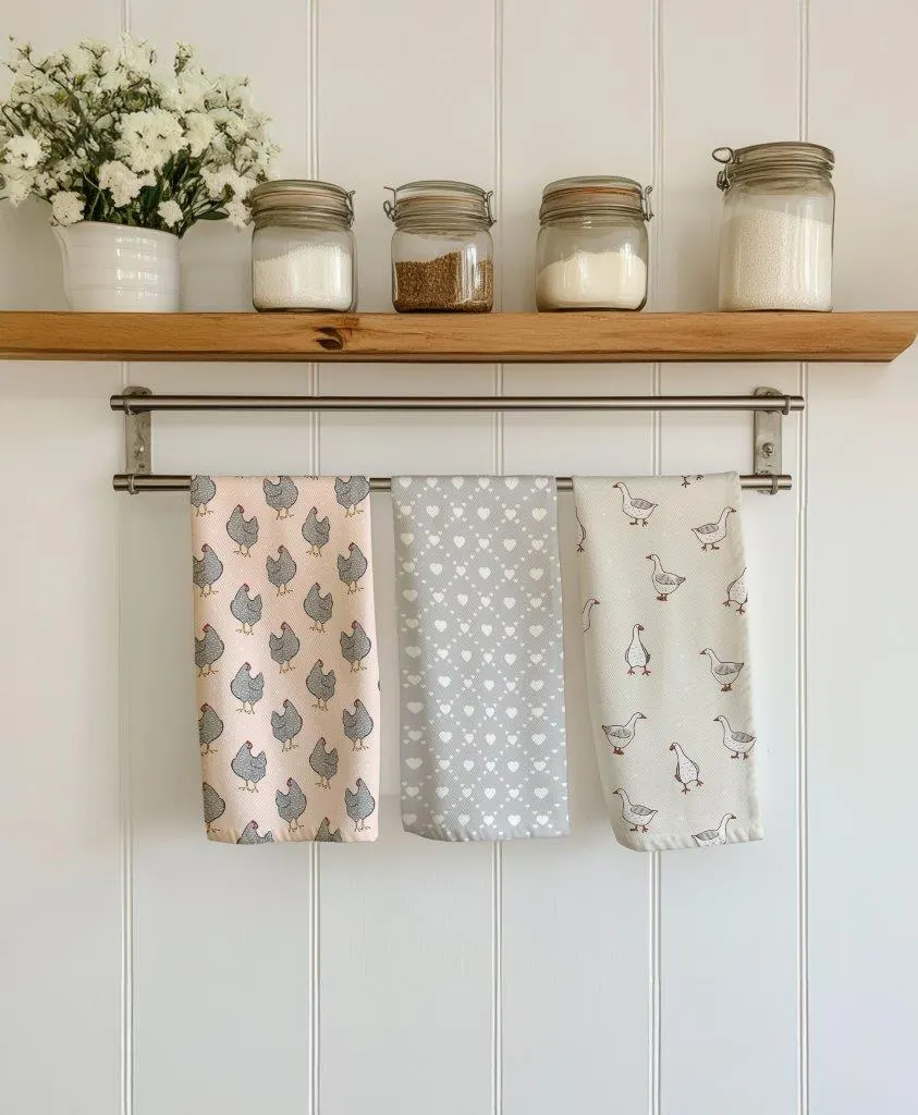 Ścierka zestaw 3 szt. KUKE 021 ptaki 40x60 wielokolorowy - FARO_30809