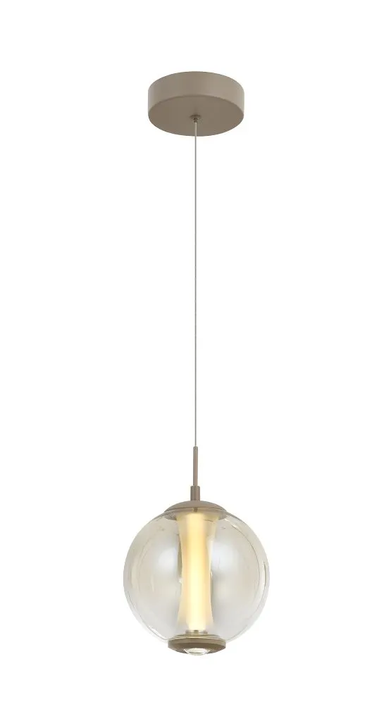image lamp, pendant, glass globe, beige, hanging light