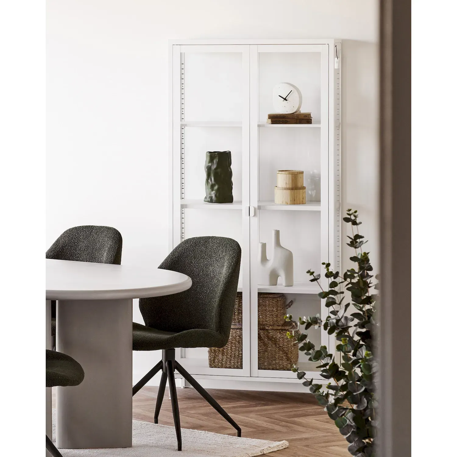 Wazon ceramiczny VASE 15x25,5 cm zielony - 4441794