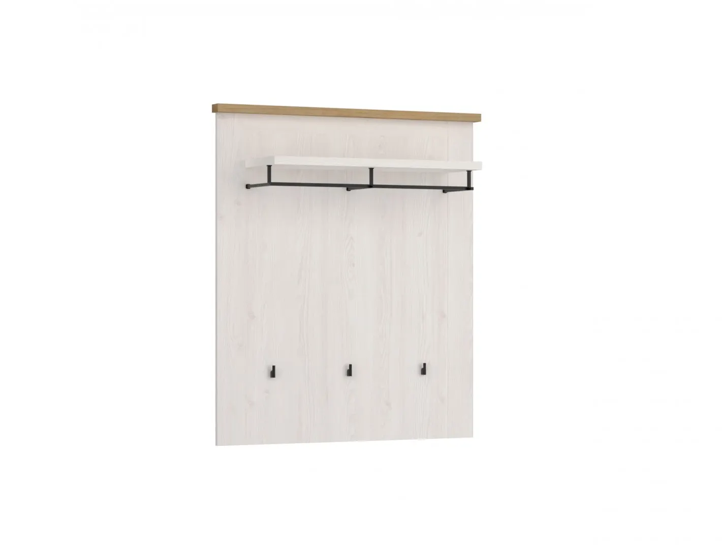 Wieszak z półką i 3 haczykami CELESTO CELGP03 Sibiu Larche, Dąb Coast Wieszak z półką i 3 haczykami CELESTO CELGP03 Sibiu Larche, Dąb Coast