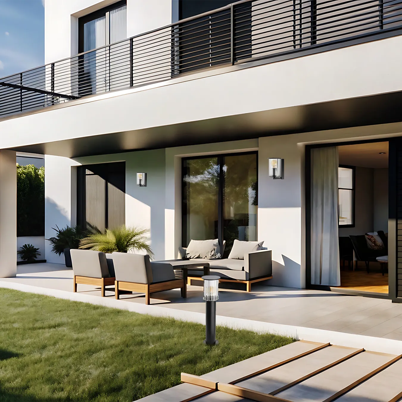 Norfolk lampa ogrodowa stojąca 1 pł., mała 8749 - 8749