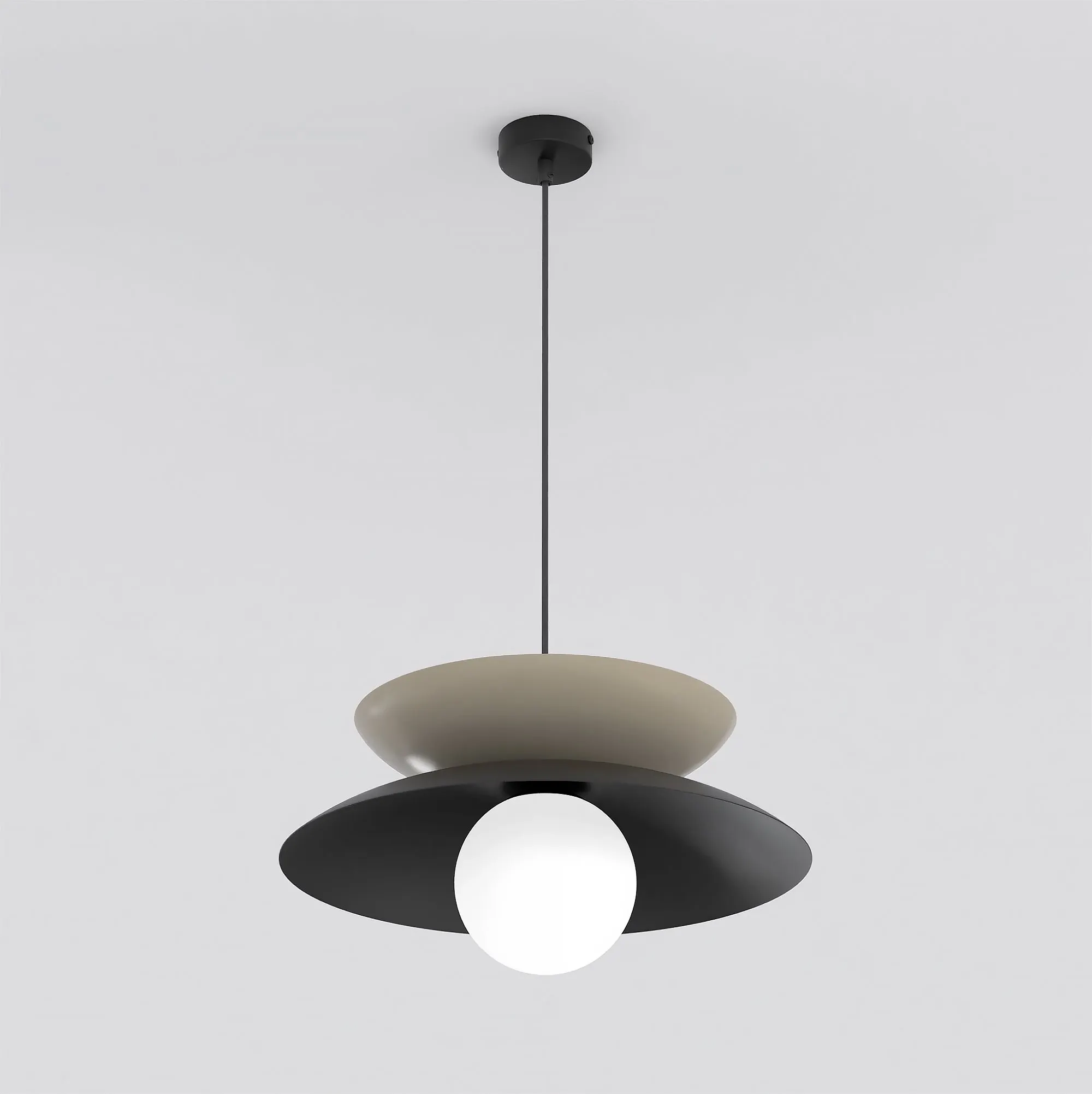 lampa wisząca, kinkiet, kolor czarny, białe światło, minimalistyczny design