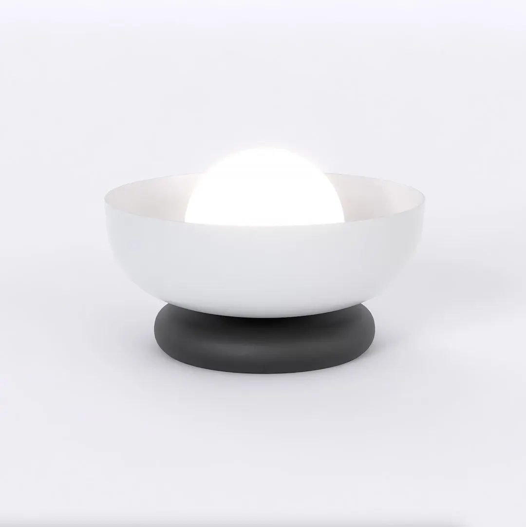 Lampka nocna metalowa OZZY LN1 szara