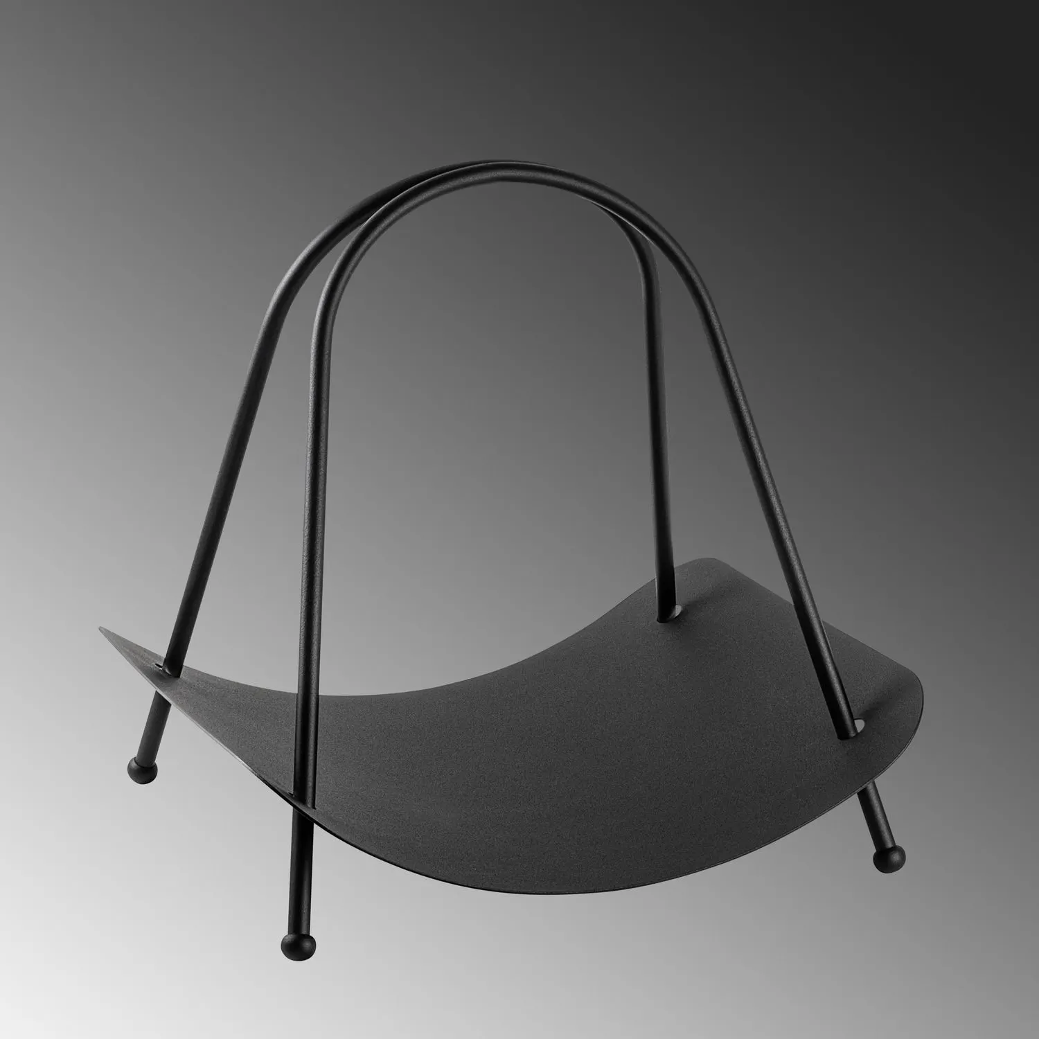 Metalowa ozdoba GED 017 czarna - ASI_247HFM1163