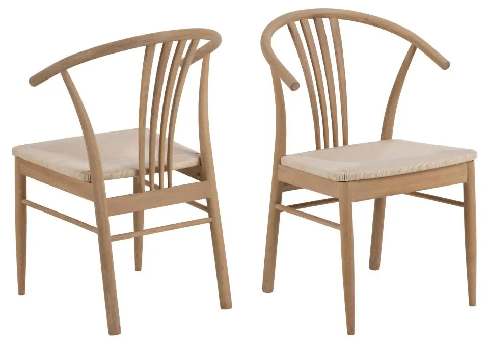 Krzesło COUNTRY Plecionka- Złamana biel, Dąb bielony ( zestaw 2 sztuk ) Krzesło COUNTRY Plecionka- Złamana biel, Dąb bielony ( zestaw 2 sztuk )