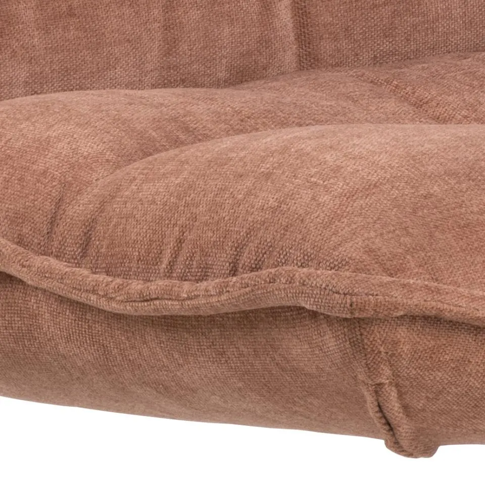 Fotel LAILA obrotowy Różowy - 0000098500