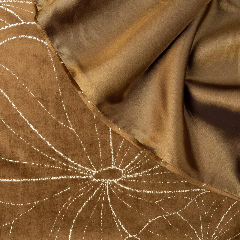 OBRUS BLINK 18 35 X 140 CM BRĄZOWY - EU_390047