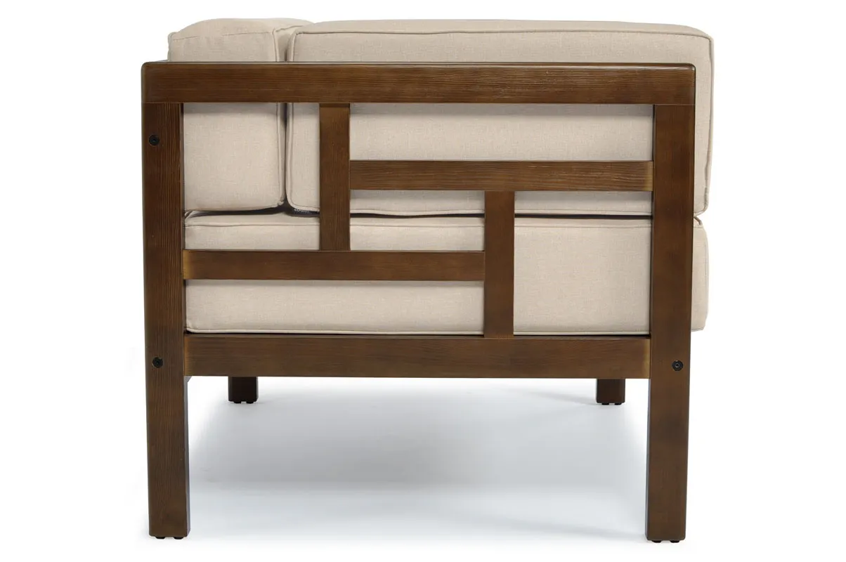 Fotel ogrodowy EDEN - brązowy, beżowy - FE5906948124967