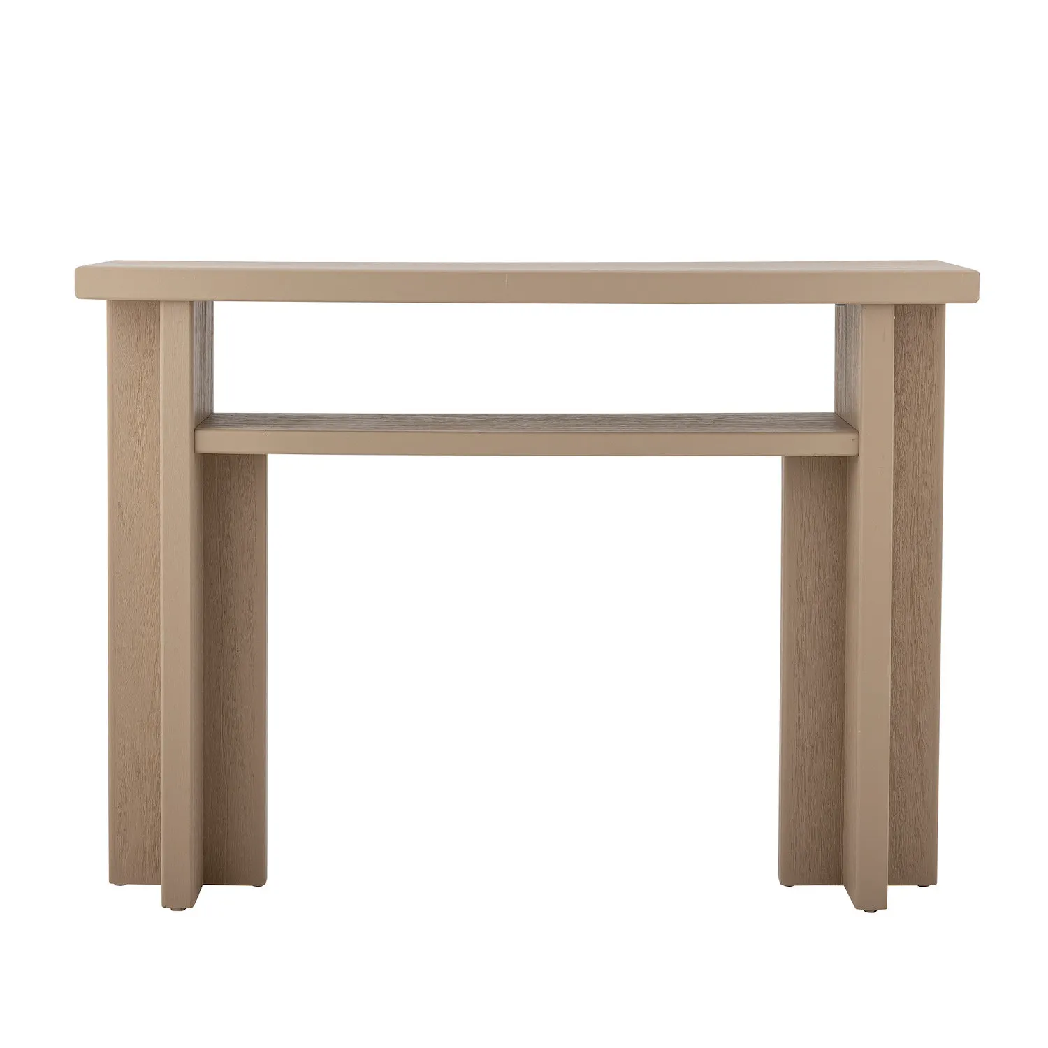 Konsola drewniana CUPA 110 cm z półka naturalny