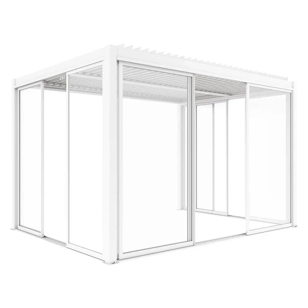 Drzwi przesuwne S8 LUXE 270x218cm do pergoli 3m białe Esti&Esta — zdjęcie 10