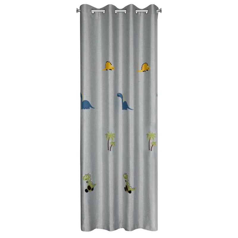ZASŁONA GOTOWA DINO 140X250 CM SREBRNY - EU_417866