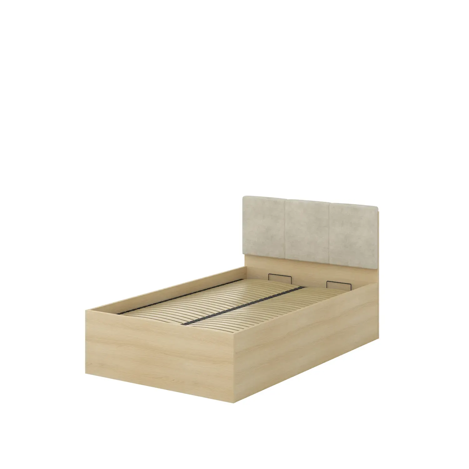 Łóżko z pojemnikiem 120x200 TERRA 55 dąb Lindberg