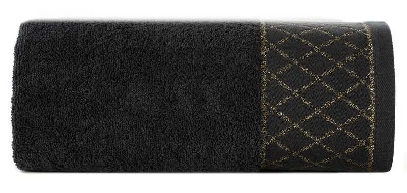 RĘCZNIK LAYLA (09) 30 X 50 CM CZARNY - EU_455034