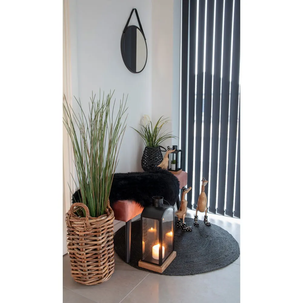 Skóra jagnięca LAMBSKIN 50x85 cm czarna - 3981004