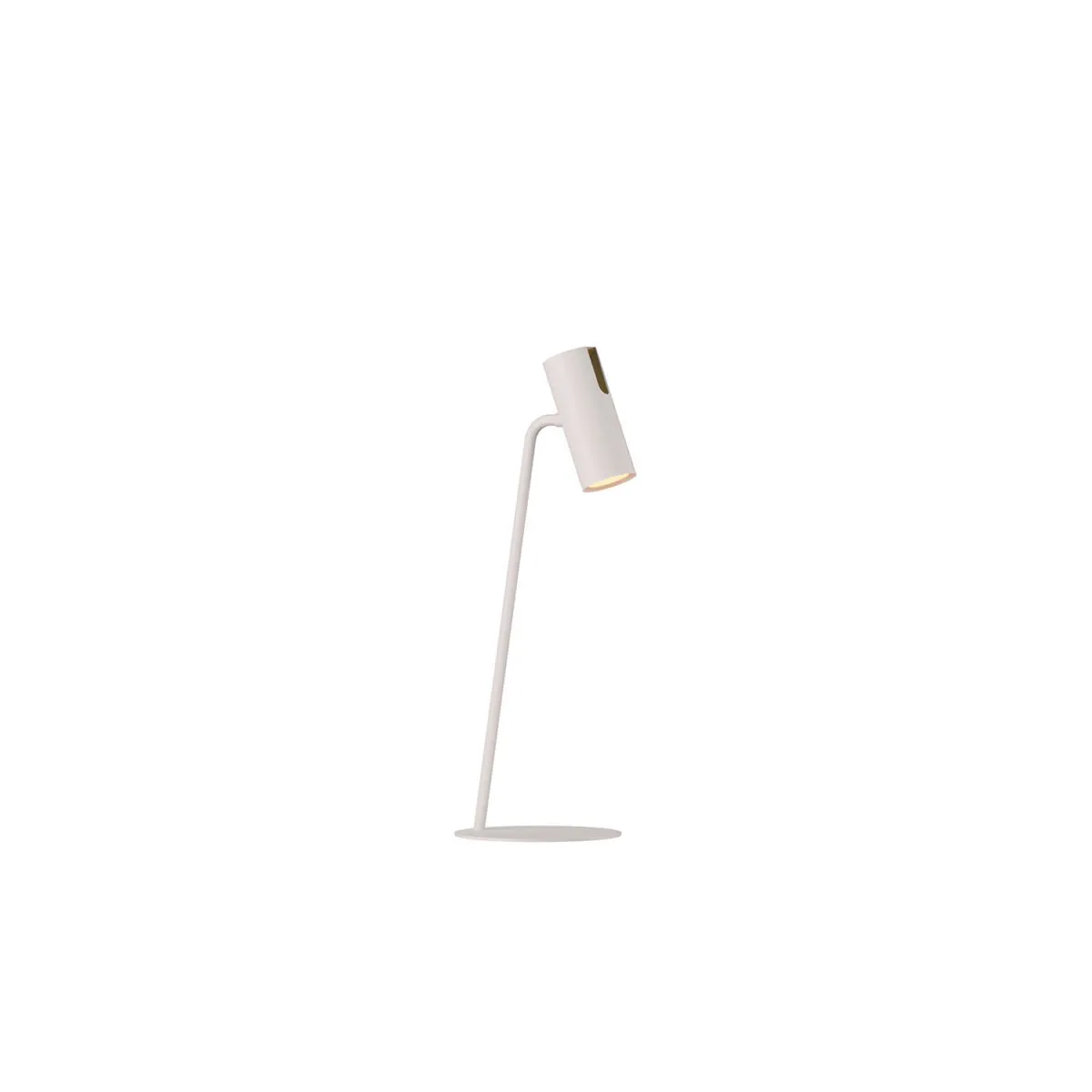 image lampa biurkowa, lampka, metalowa, biała, akcentowy detal