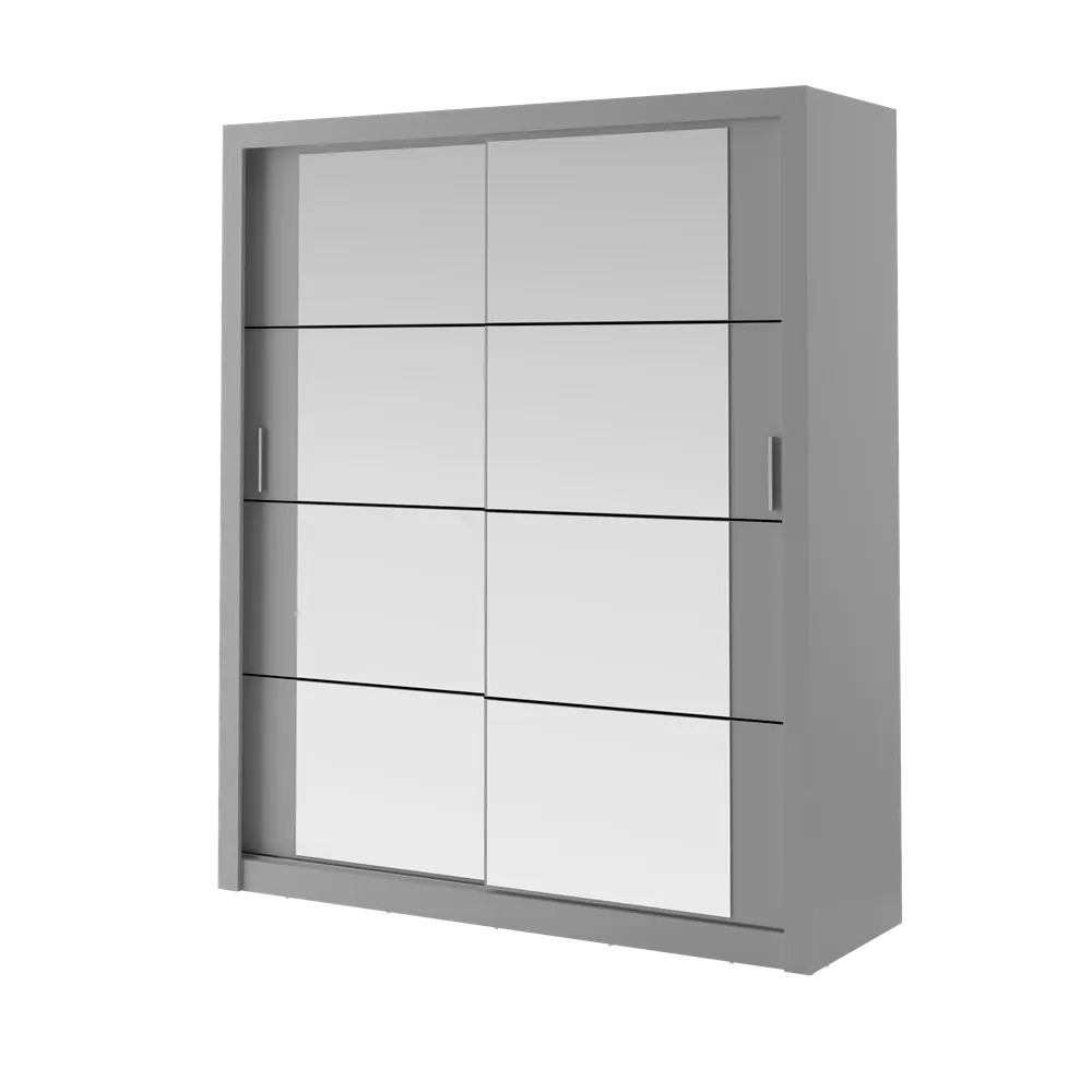 Szafa 2-drzwiowa ARTI AR-03 180cm szara