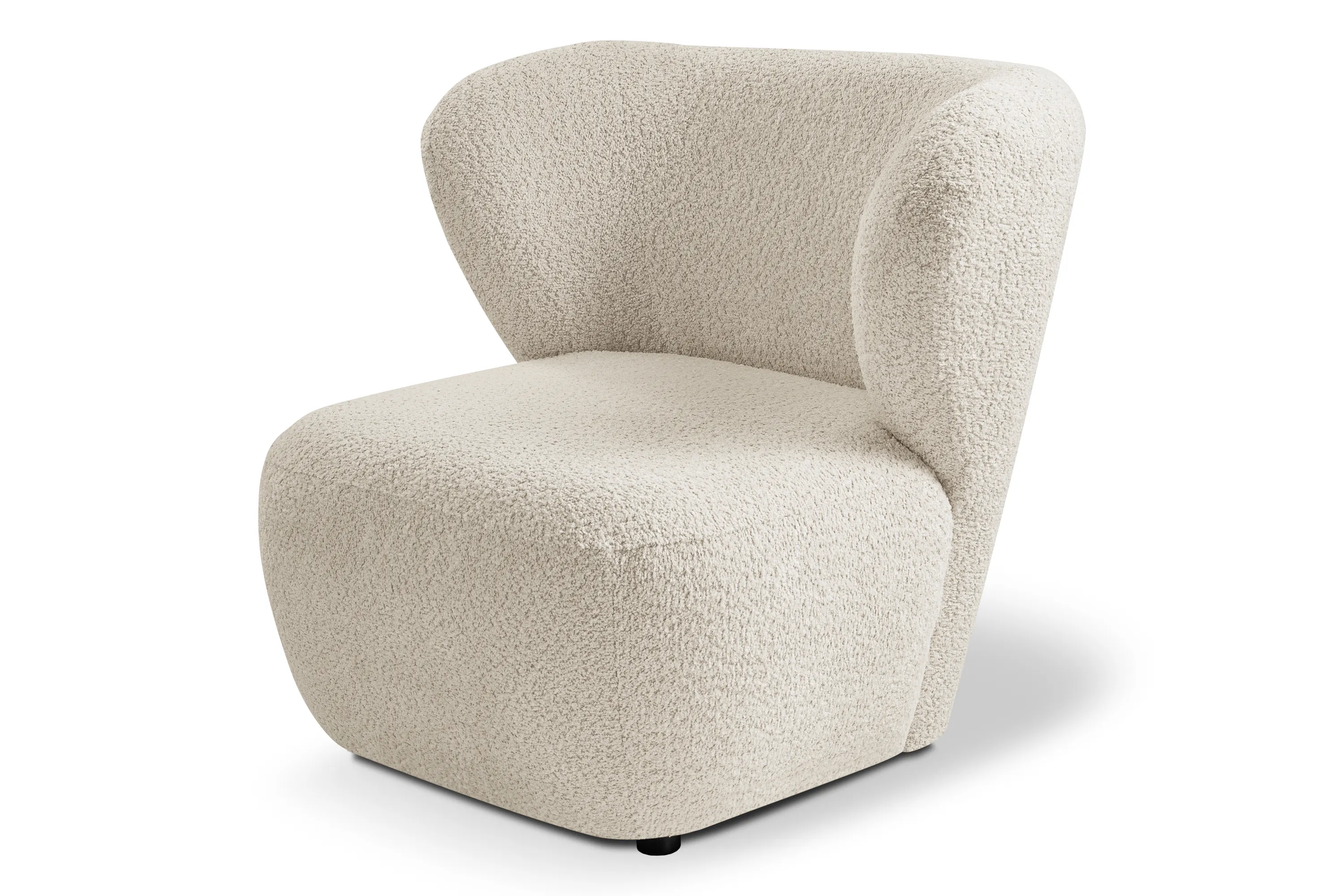 Fotel kubełkowy AVIS ANTHOLOGY tkanina boucle kremowy - AVIS_FOT_ANTOLOGY20