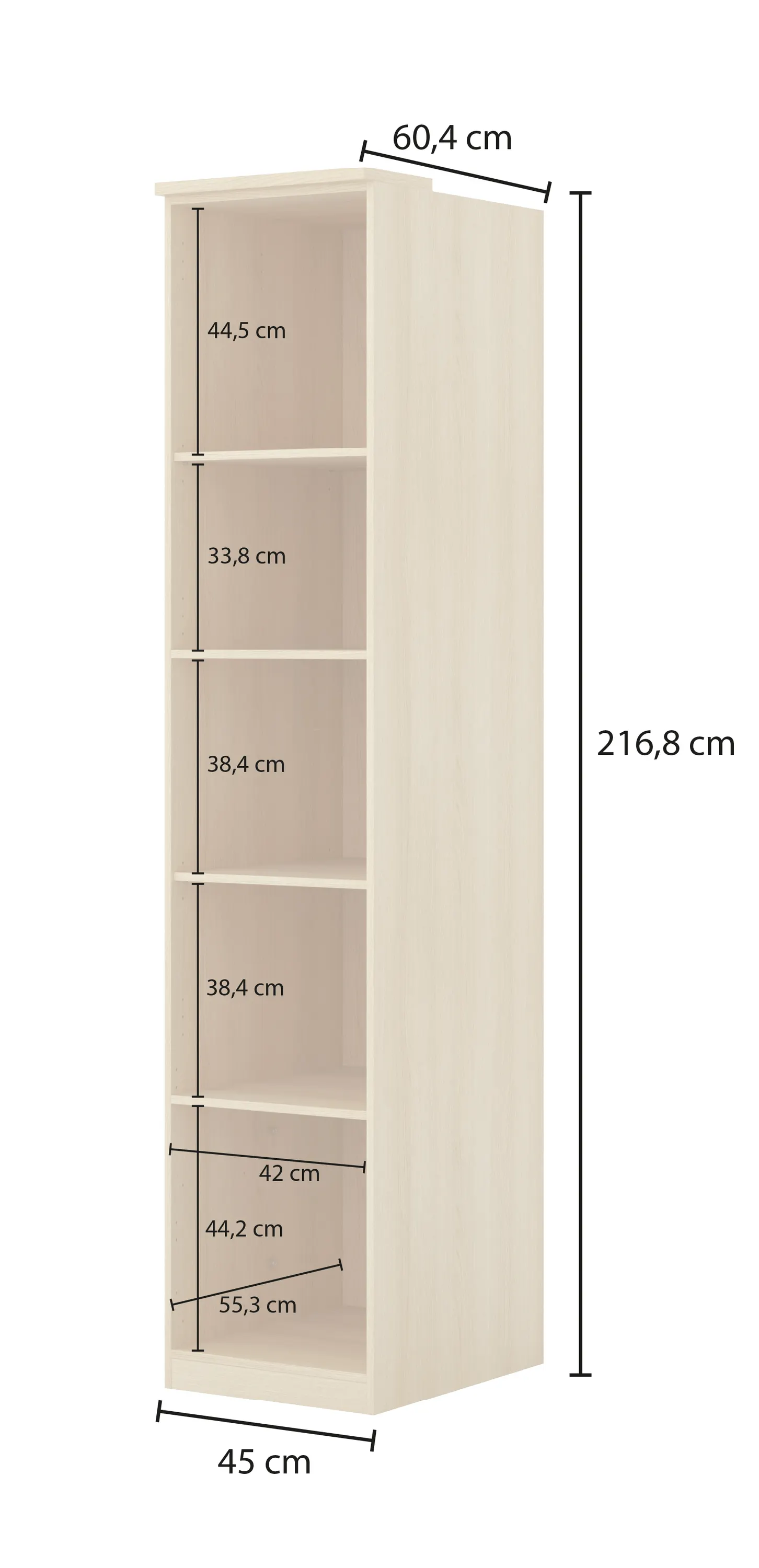 regał, szafka, meble, drewniane, półki