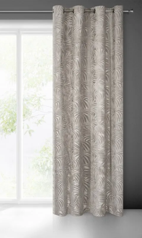 ZASŁONA GOTOWA LIVIA 140 X 250 CM BEŻOWY - EU_384428