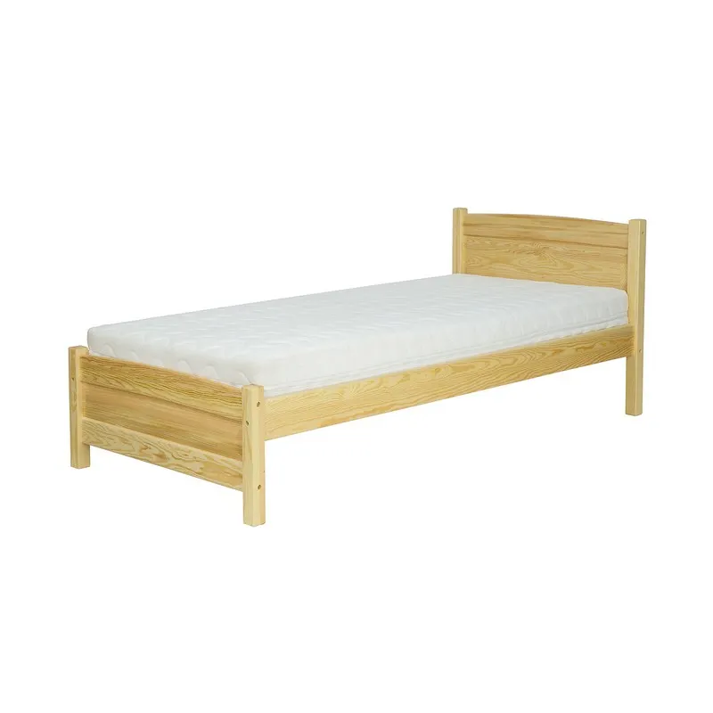 LK125 łóżko S80 D200 sosna orzech DREWMAX