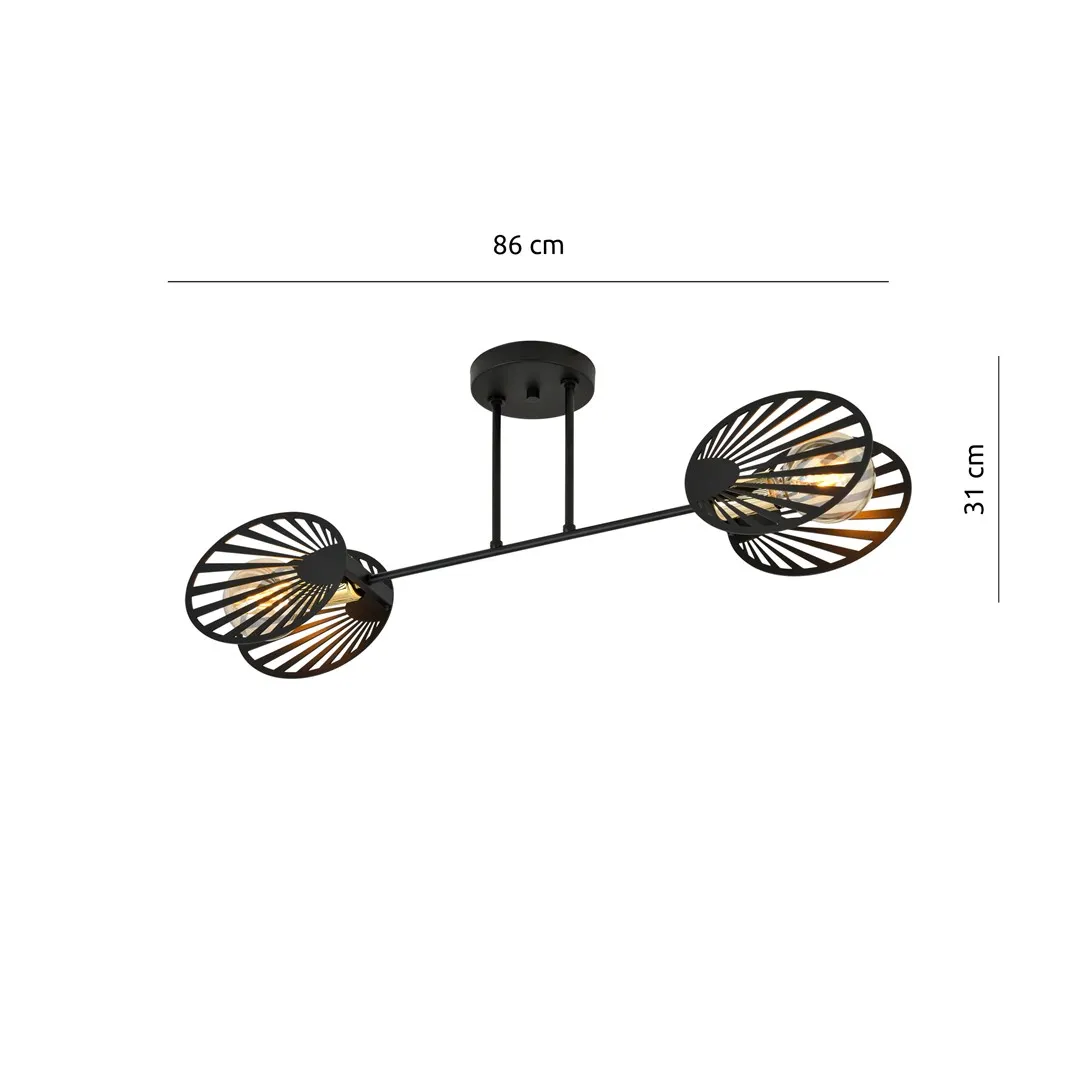 Lampa sufitowa TALIA Czarny 1181/2 - 1181/2