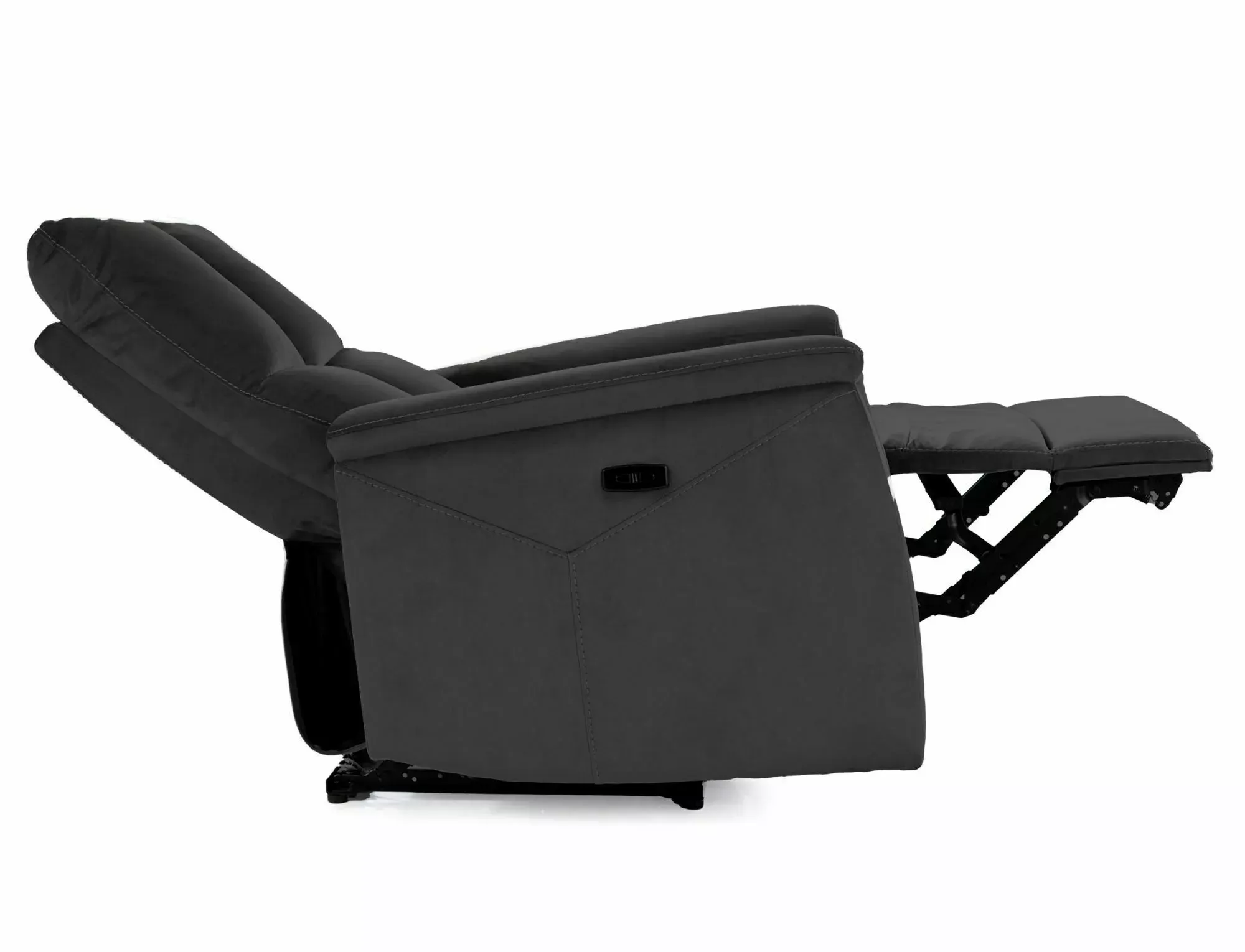 Fotel rozkładany elektrycznie z USB - NEPTUN VELVET aksamitny BLUVEL 19 - NEPTUNVC