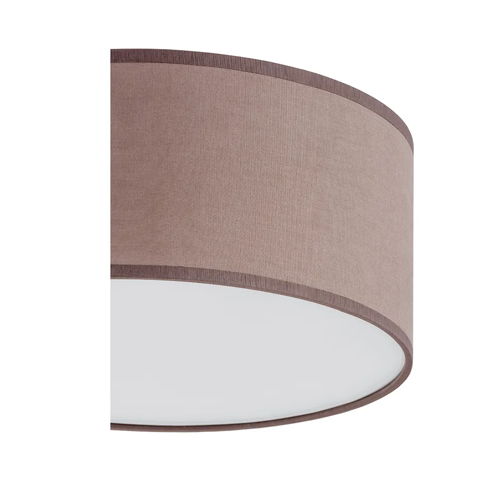 Lampa sufitowa RONDO kremowa okrągła 50x13cm - TK_3337