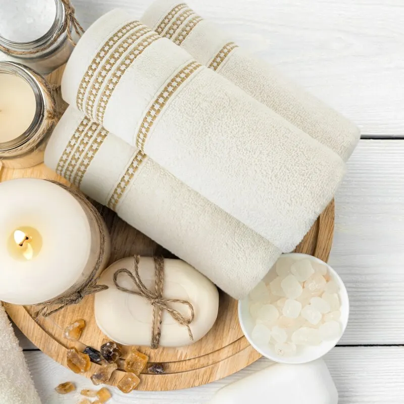 RĘCZNIK AMANDA (02) 30 X 50 CM BEŻOWY - EU_396928