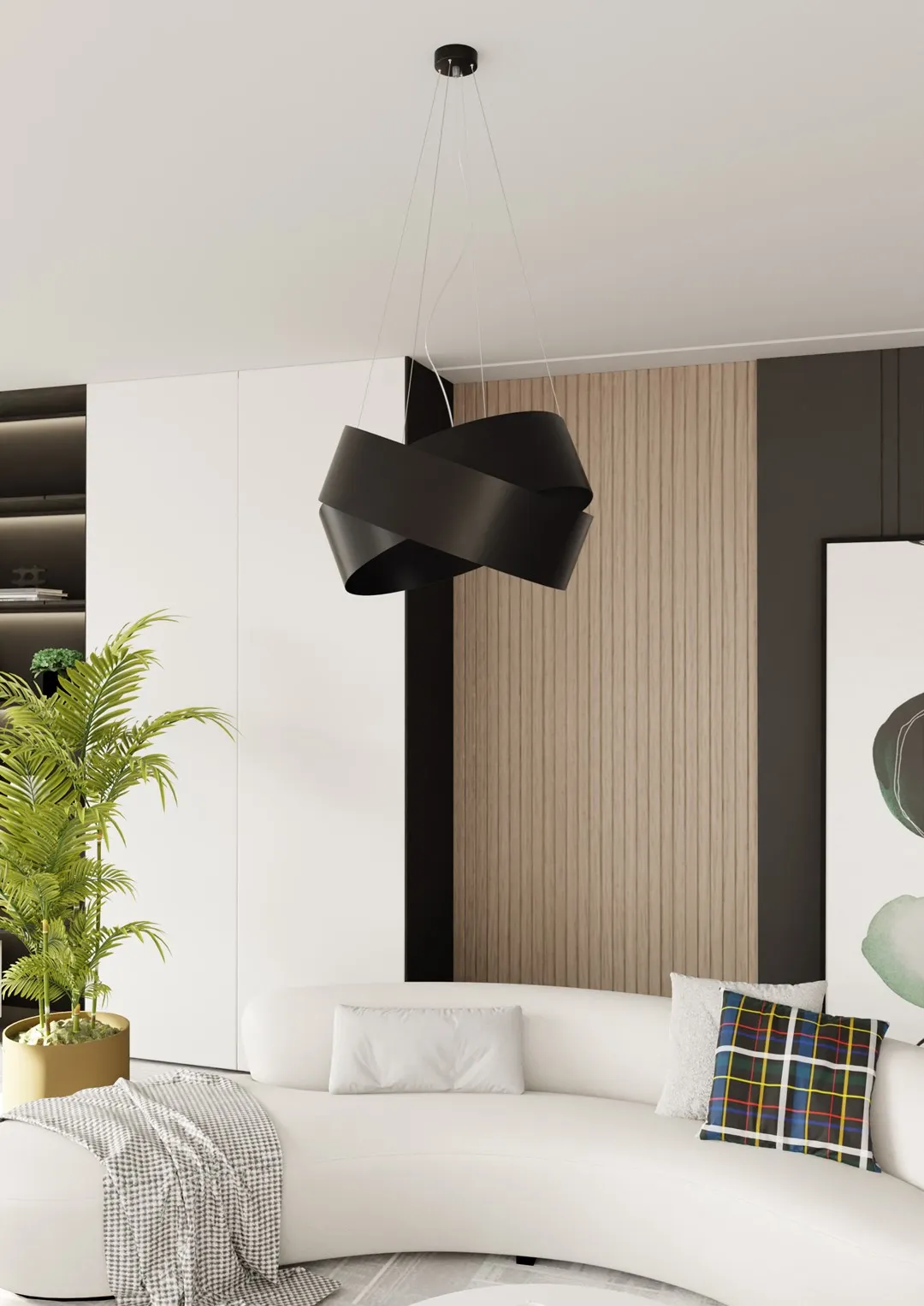 Lampa wisząca VIENO Czarny 512/1 - 512/1