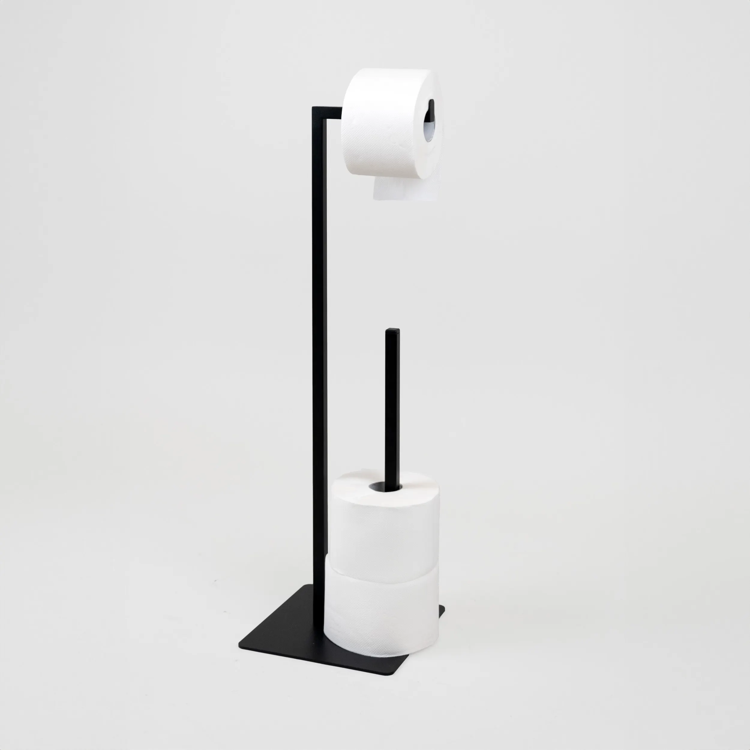 Stojak na papier toaletowy AMILLY czarny - LD_TZ000311