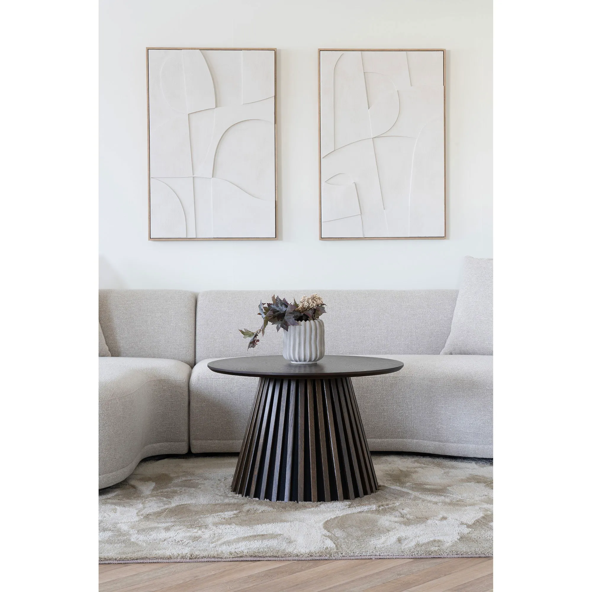 Doniczka ceramiczna FLOWERPOT fi15x15 cm szara - 4451214