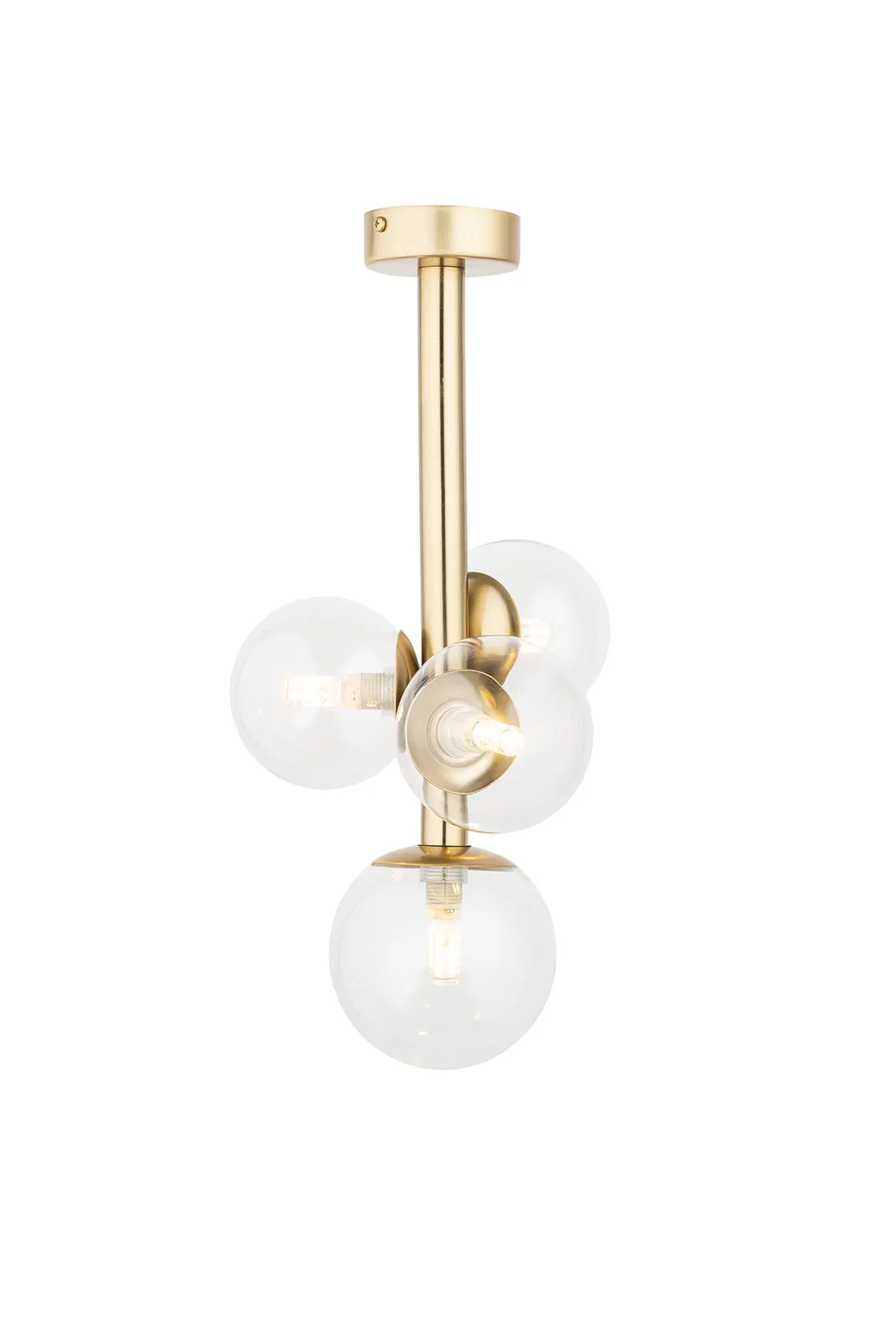 Lampa sufitowa PERLA LUX 4 złota