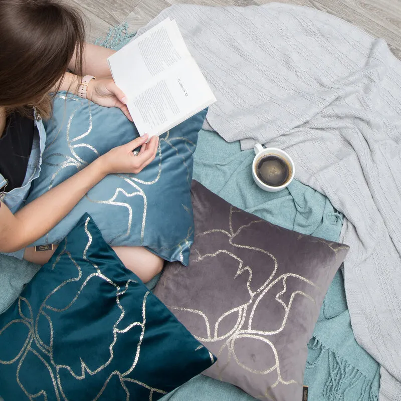 POSZEWKA BLINK 35 45 X 45 CM CIEMNOTURKUSOWY - EU_395867