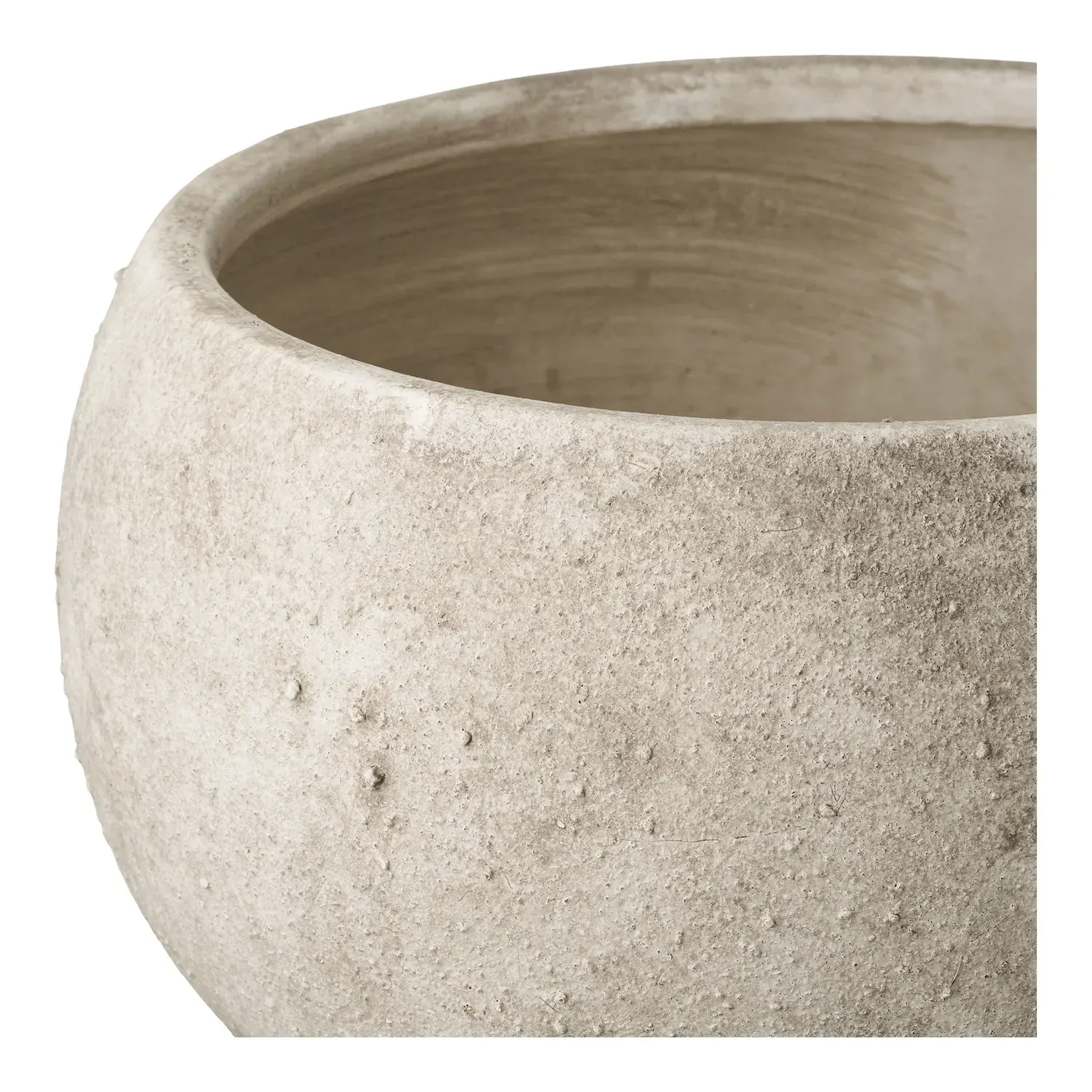 Doniczka ceramiczna FLOWERPOT 26x19,5 cm szara - 4451216