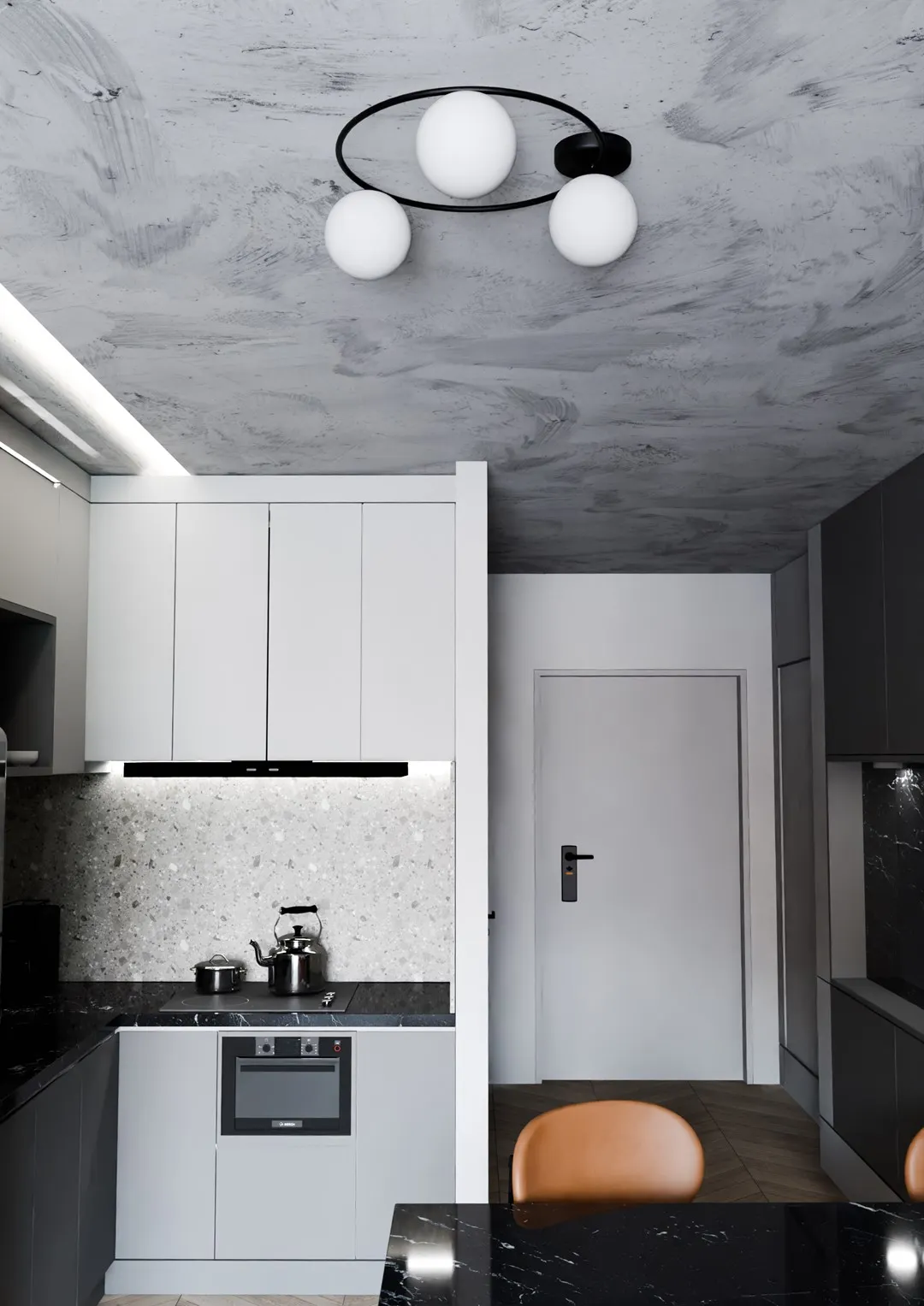 Lampa sufitowa SOPRA Czarny 1257/3 - 1257/3