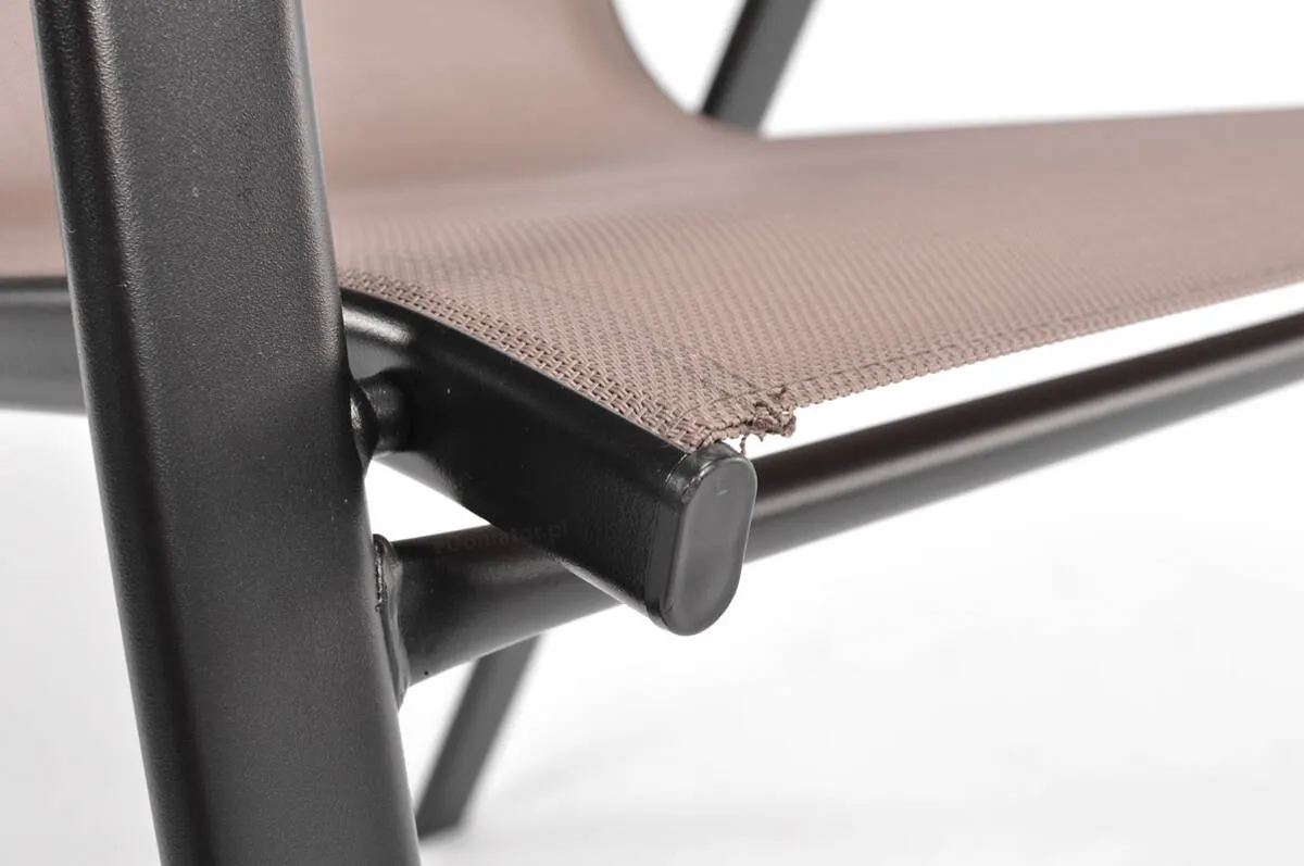 Krzesło PORTO z podłokietnikami - brązowy - FE5906948126695