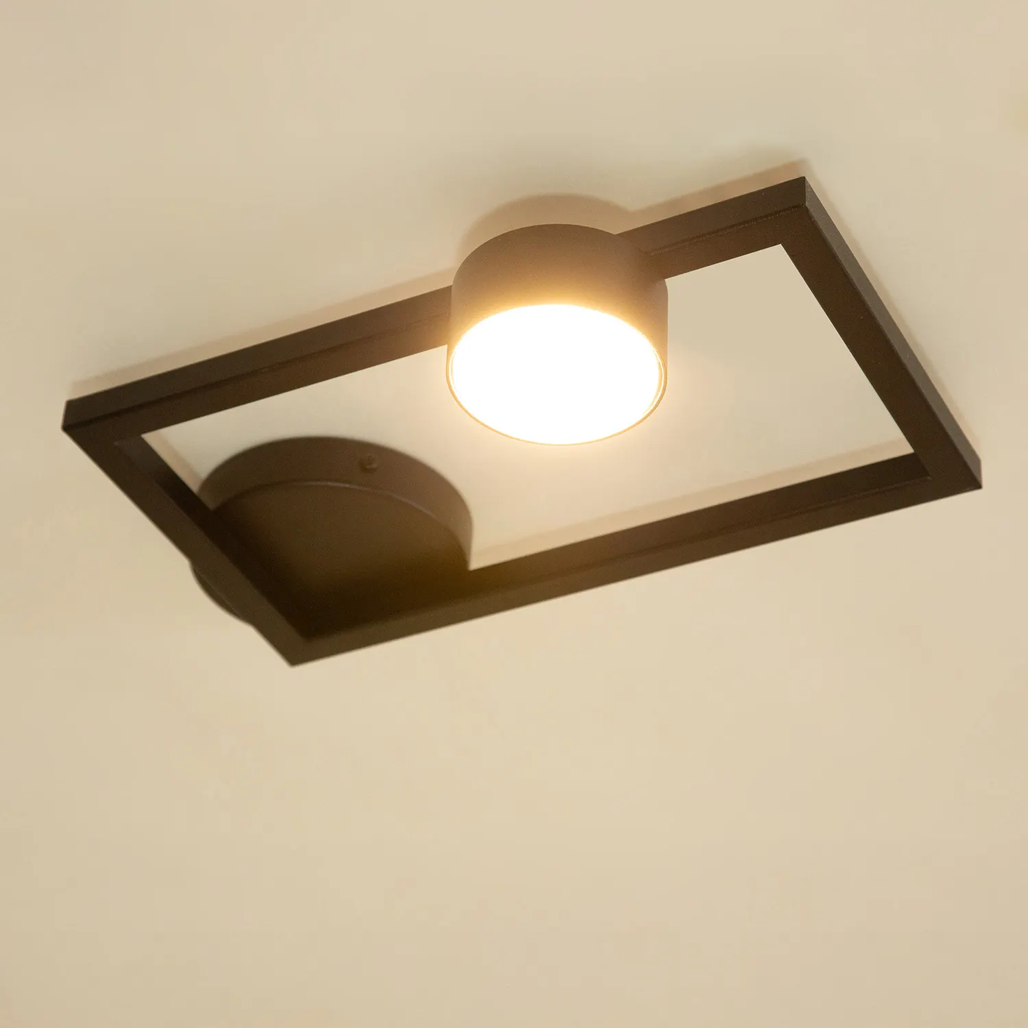 Plafon stalowy FRAME 1 czarny - SI_41276