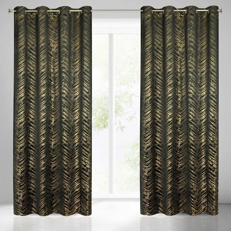 ZASŁONA SARA 140X250 CM CZARNY ZASŁONA SARA 140X250 CM CZARNY