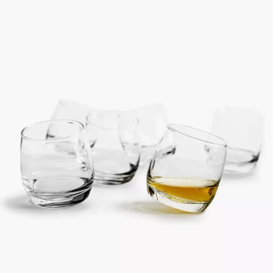 Szklanki do whiskey SAGAFORM zestaw 6szt. transparentny
