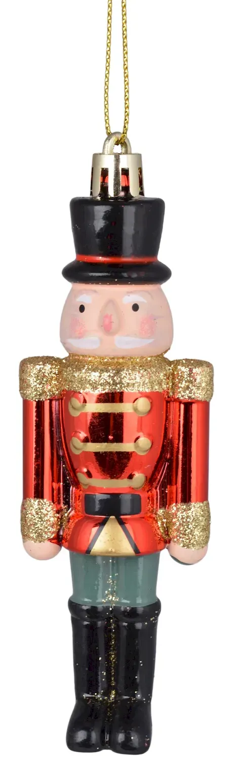 Bombka szklana ŻOŁNIERZYK 8060 czerwony Bombka szklana ŻOŁNIERZYK 8060 czerwony