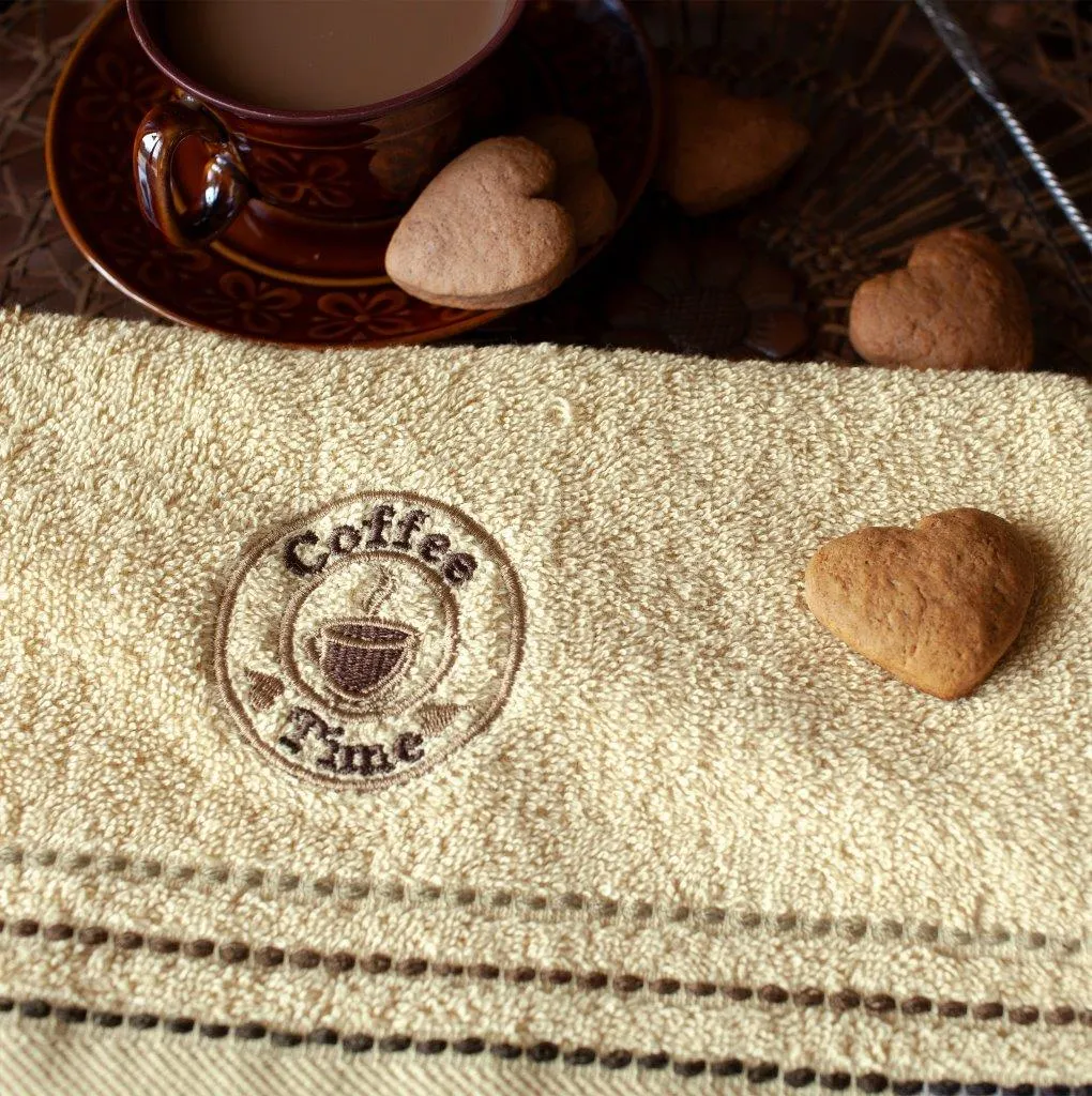 Ręczniki kuchenne 30x50 zestaw 3 szt. COFFEE 001 - FARO_28547